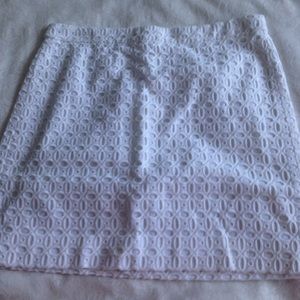 J.Crew Exploded Eyelet Mini Skirt